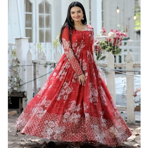 White and red frock suit top