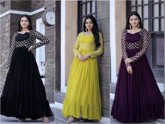 Latest 50 Partywear Kurti Designs for Women (2023) - Tips and Beauty | Frock  design, Long frocks indian, Ladies dress design