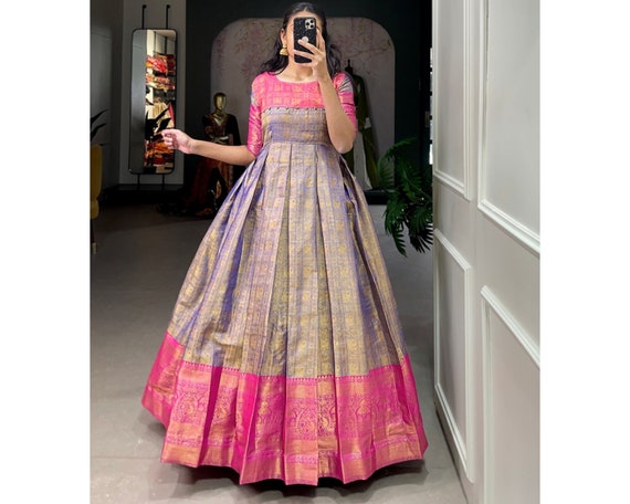 Blue Mirror Work Lehenga Choli Indian Ethnic Party Wear Lengha Chunri Sari  Set | eBay