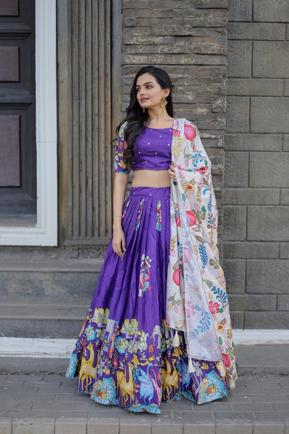 Kalamkari shop lehenga choli