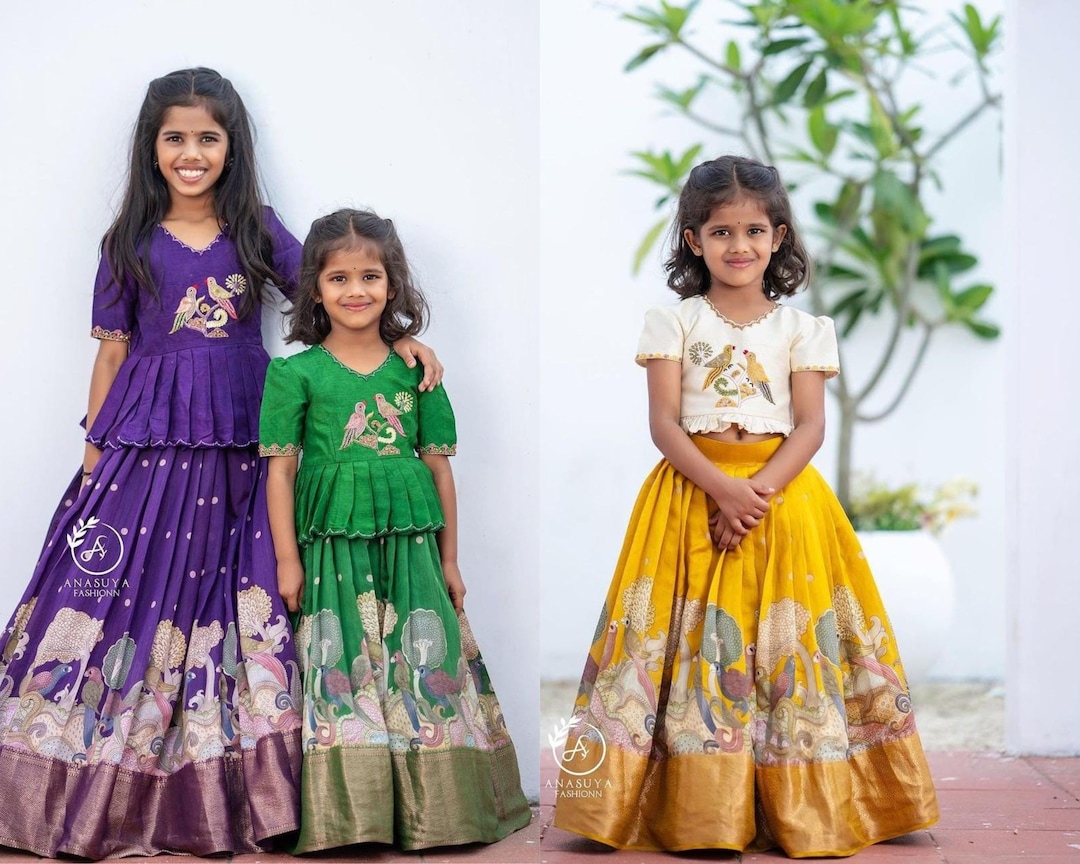 Pongal dress for girl cheap