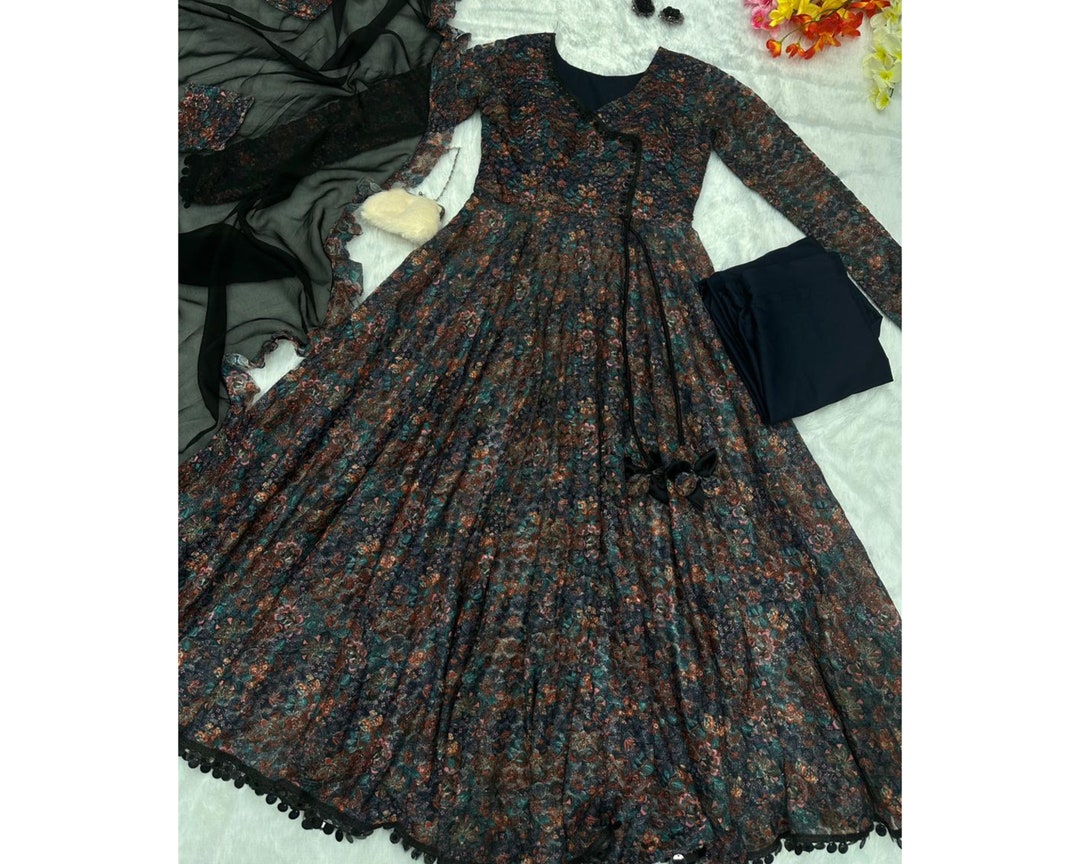 Gotta Work Anarkali Dress for Women – Elegant Ethnic Wear – Sizes 36 to 44 – Fully Stitched