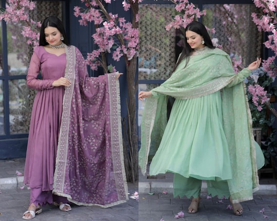 AAYAA VOL 6 PURE COTTON SILK ANARKALI KURTI BIG SIZE