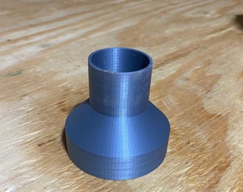 Dust port adapter for Ridgid orbital sander to shop vac hose