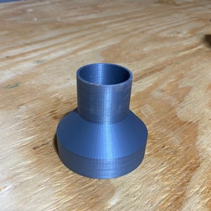 Dust port adapter for Ridgid orbital sander to shop vac hose