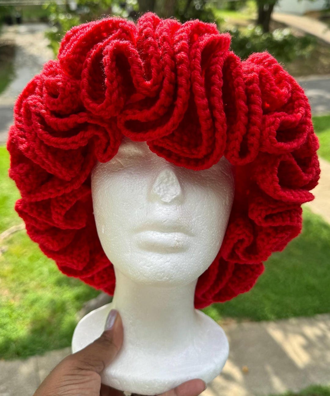 Hat Ruffles Red Crochet Ruffle Hat Solid (shades of Reds and Oranges) - Etsy