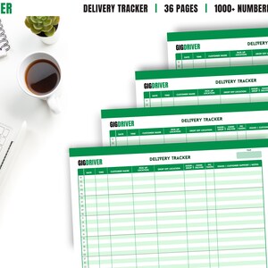 Printable Delivery Tracker, Customer Tracking Template, Delivery Tracking Template, Digital Delivery Log, Delivery Log Spreadsheet