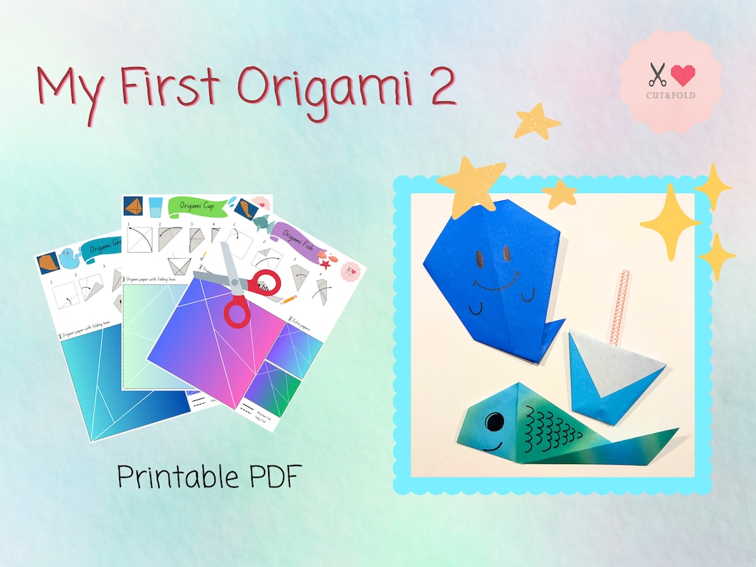 My First Origami 2 Printable PDF for Age 4 With Step by Step