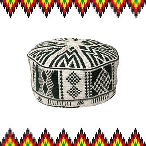 Chapeau Musulman Type Bateau Sans Bord En Velours Doré - Taille Unique ~59 Cm, Pliable, Pour Prière Et Usage Quotidien