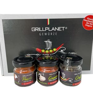 9,90 EUR/Stk. Geschenkset Tastingbox ungarische Grill und Pfannen Gewürze