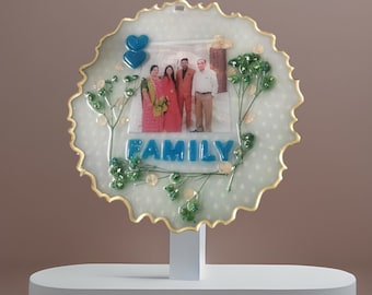 Resin art photo frame