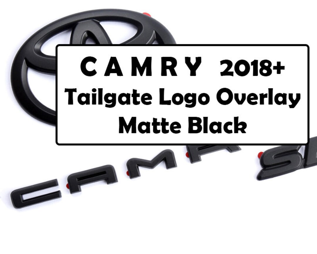 Camry Logo Blackout Kit Emblem Overlay Coverage LE SE XSE Etsy