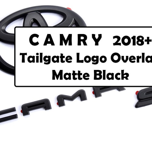 Camry Logo Blackout Kit Emblem Overlay Coverage LE SE XSE Etsy