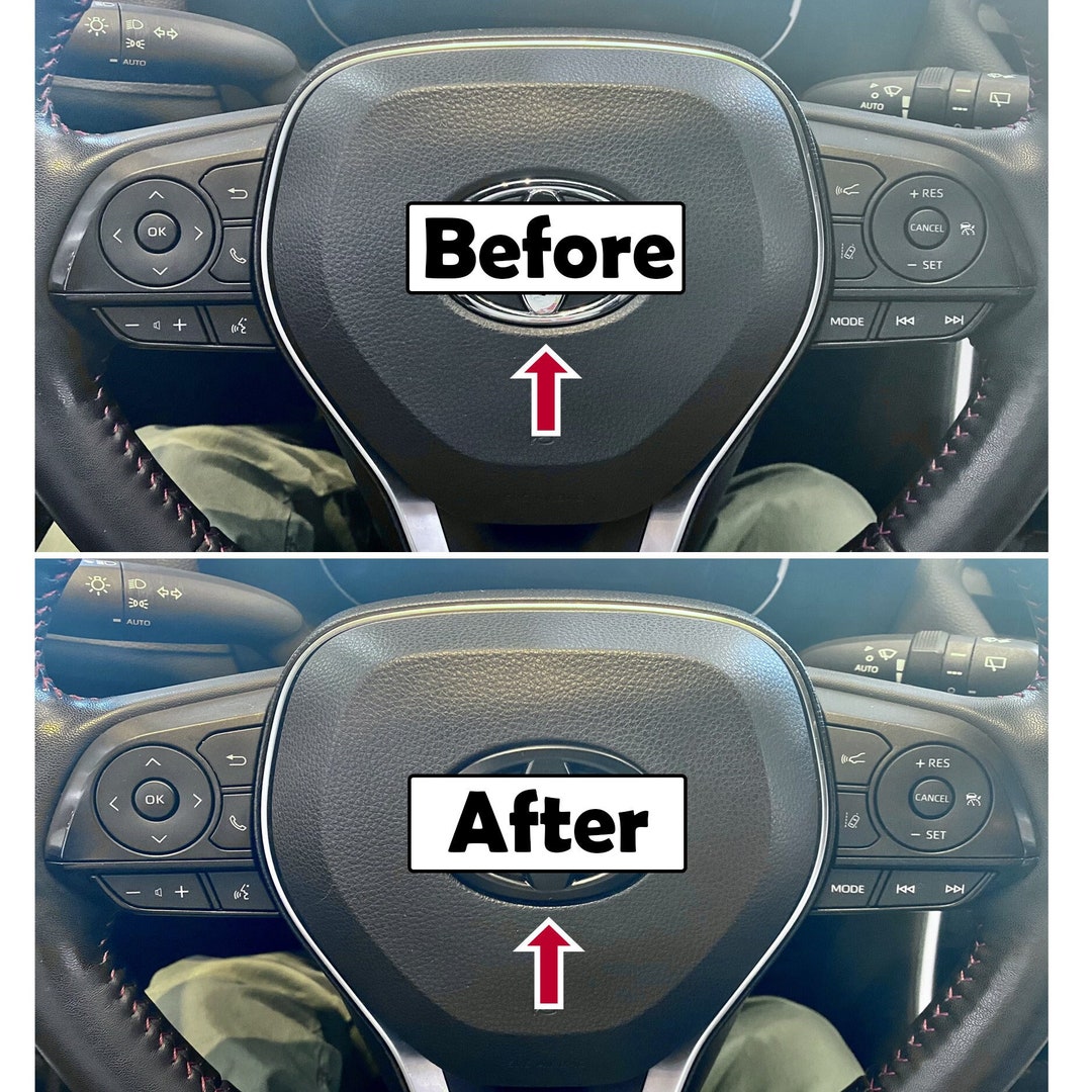 Toyota Steering Wheel Emblem Overlay, Fits for Tundra Camry