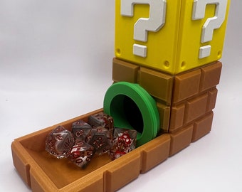 Question Block Dice Tower