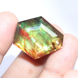 Ethiopian Opal Natural Gemstone Jumbo Fire Untreated Loose Gemstone 36.00 Ct image 6