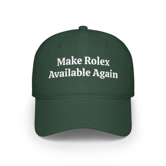 Make Rolex Available Again Baseball Cap Etsy