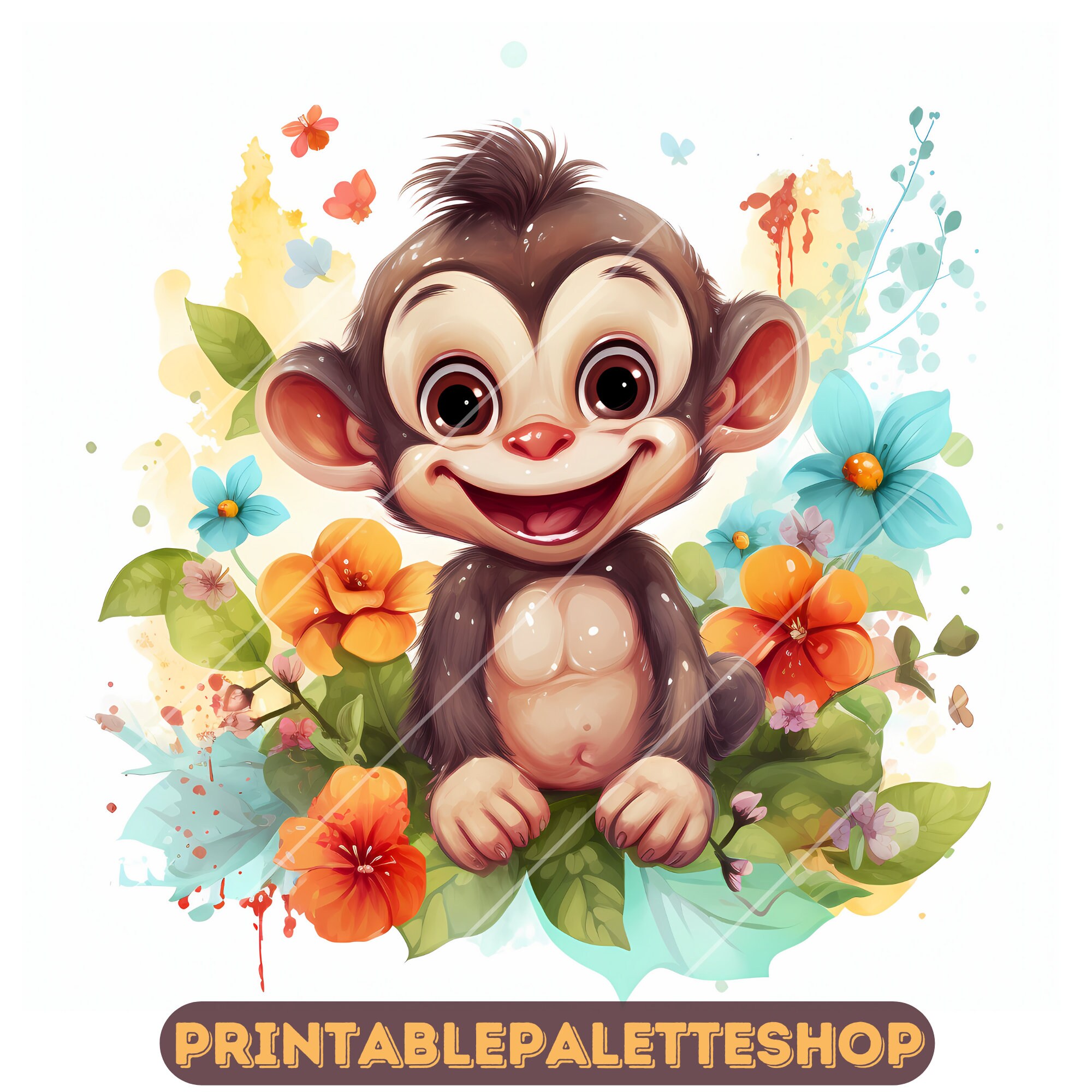 Little Monkey PNG Picture, Happy Little Monkey, Monkey Clipart, Cartoon  Comics, Animal Illustration PNG Image For Free Download