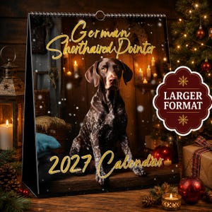 German Shorthaired Pointer Calendar 2027: Extra-Large 11x16.5" Dog Lover Gift