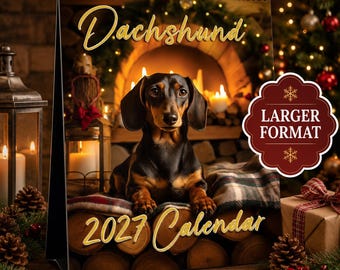 Dachshund Wall Calendar 2027: Extra-Large 11x16.5" Pet Lover Gift