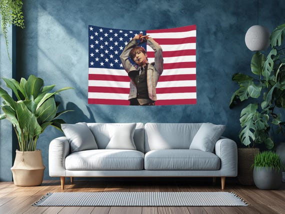Ateez flag tapestry hotsell