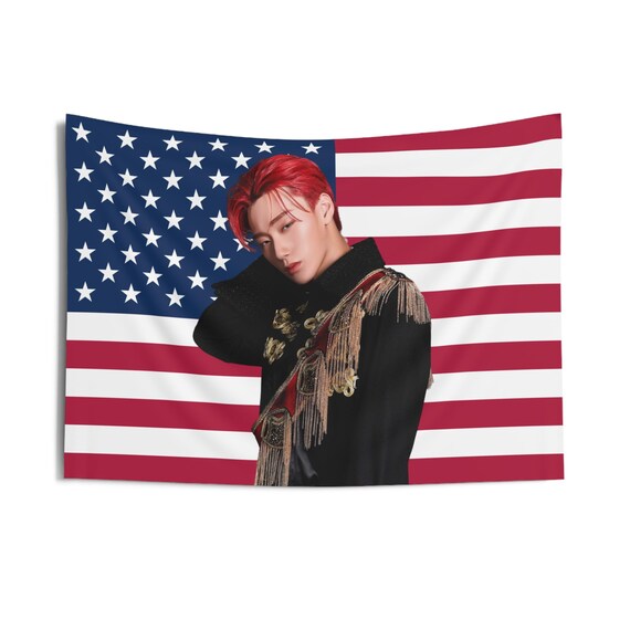 Ateez flag tapestry hotsell