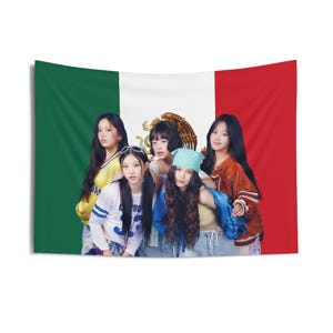 NewJeans「タペストリー」K-POP アイドル ポスター壁飾り新品未使用 K.POP 色っぽ New Jeans 人気ガールズグループ タペストリー 未使用