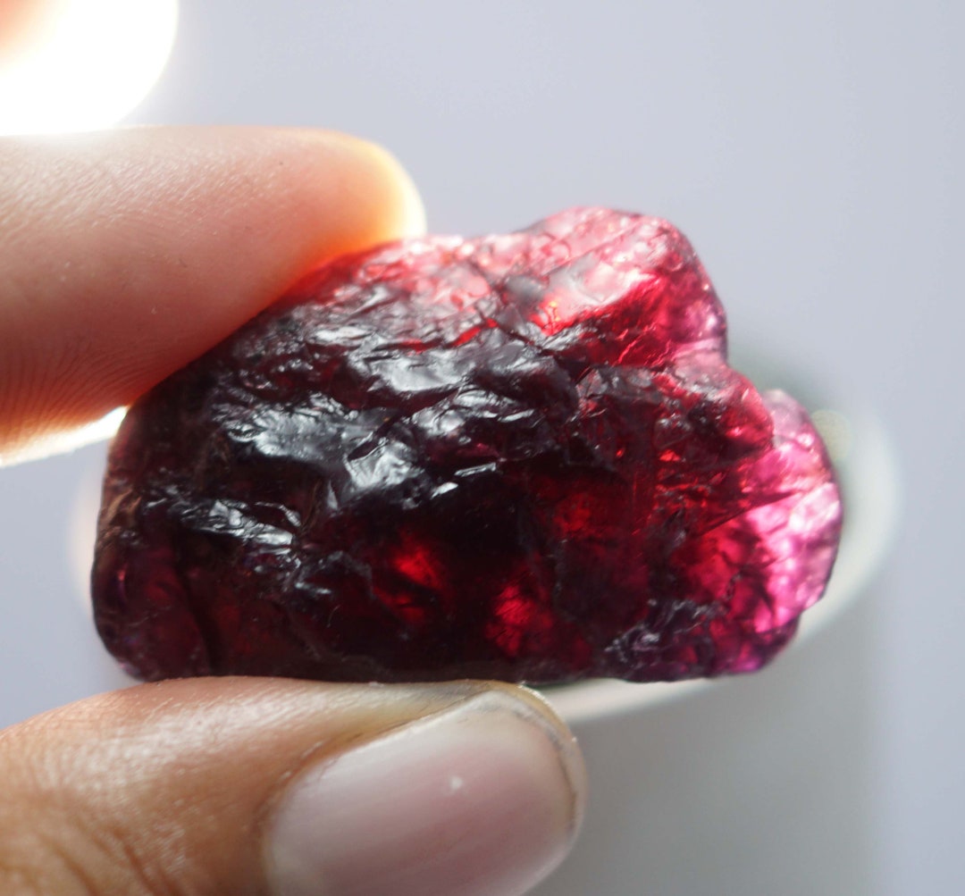 Very Rare Natural Red Painite Rough Unheated 93.70 Ct Burmese Facet ...