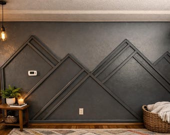 Projetos personalizados de paredes com detalhes modernos (Download digital)