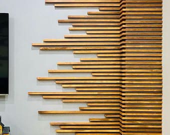 Customized Accent Wall Plans, Amazing Wall Design, Trim Wall Design, Digital Download , Unique Wall Design With Blueprints And Cutting List
