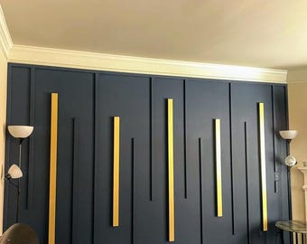 Projetos personalizados para paredes decorativas, acabamentos de parede, plantas (download digital)