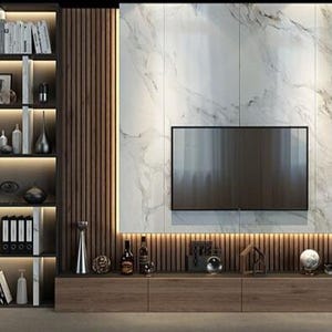 Custom 3D TV & Wall Unit Designs – Creative Wooden Console Ideas for ...
