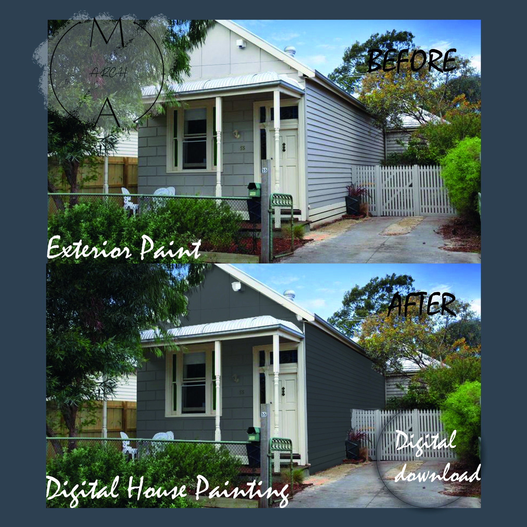 Exterior Paint Renderingsinterior Design Service Edesigncustom