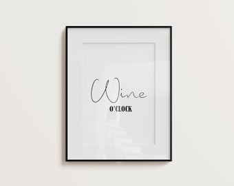 Impresión de vino de línea fina, bebidas, brindis, impresiones de carritos de bar, arte de cocina, dibujo lineal, imprimible, impresión minimalista, decoración, galería de pared, decoración del hogar