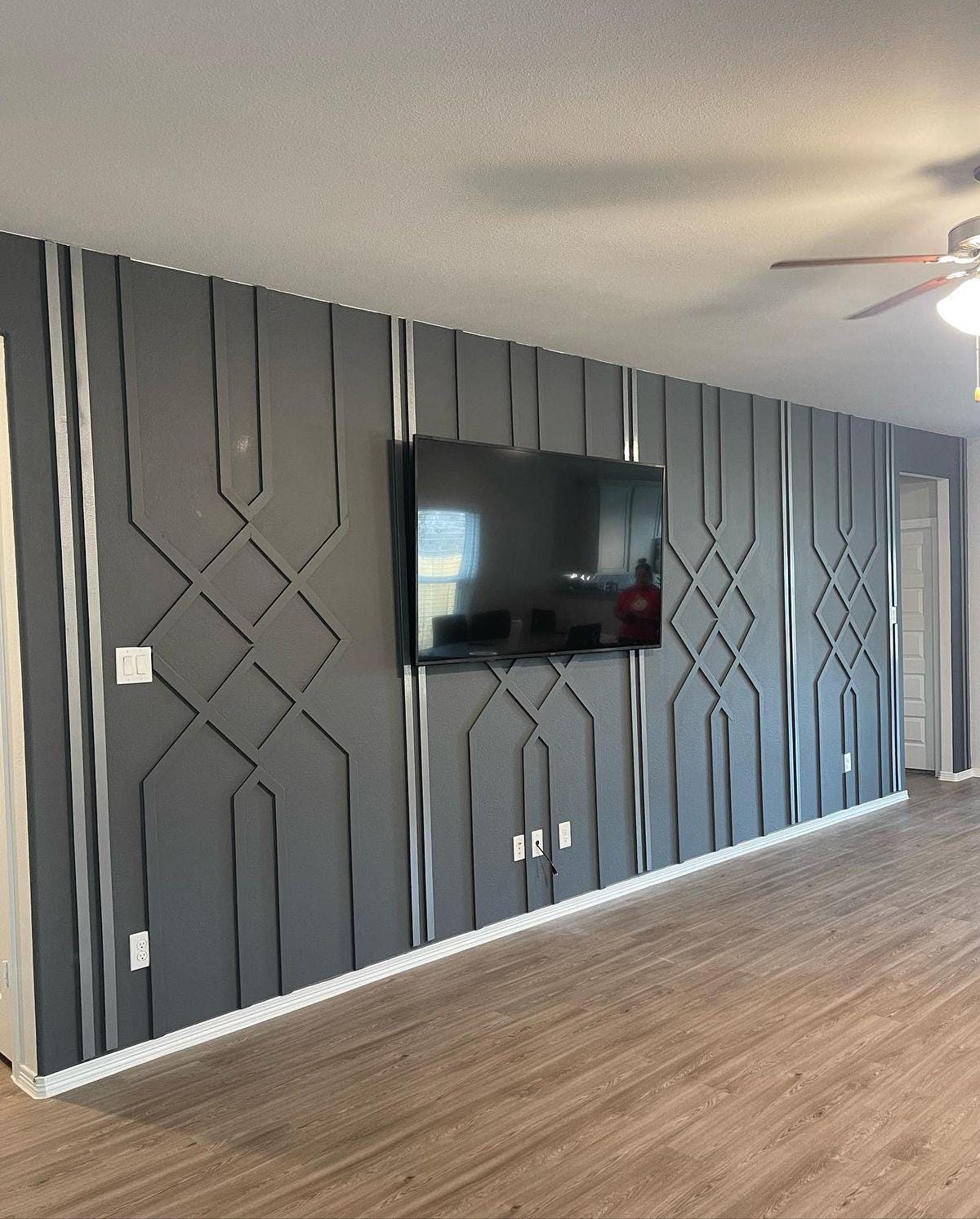 Planos de pared con acento personalizados, diseño de pared asombroso, diseño  de pared con molduras, descarga digital, diseño de pared único con planos y  lista de cortes - Etsy México, image size:1200x1492