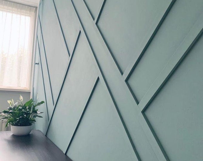 DIY Accent Wall Plans Measurements and Installation Instructions Made