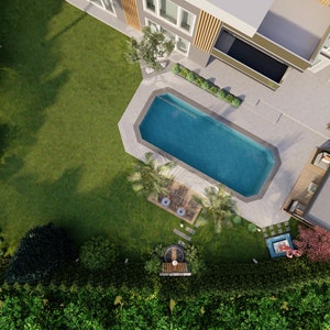 Online Backyard Design, Backyard 3D Rendering, 3d Rendering, Custom, Landscape Design, Pool Design, Pergola Design, Patio Design