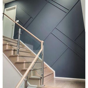 Customized Accent Wall Plans, Amazing Wall Design, Trim Wall Design, Digital Download , Unique Wall Design With Blueprints And Cutting List