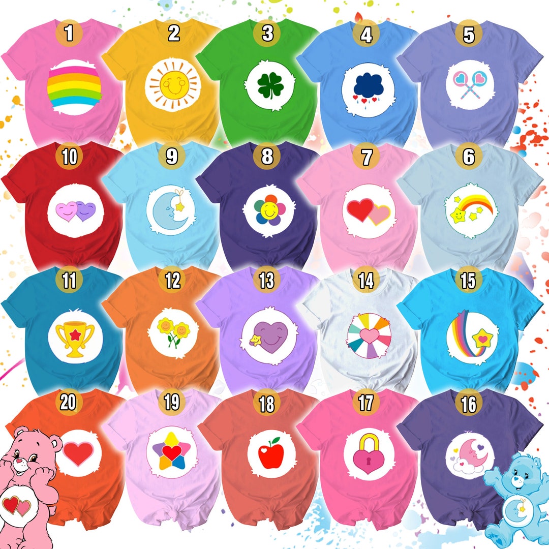 Care Bears Group Halloween Costumes Group Bear Halloween - Etsy