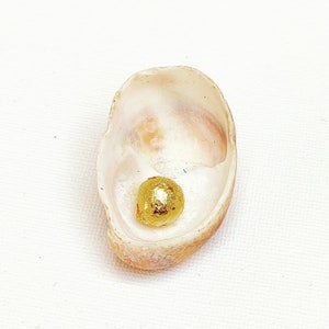 Gold Muschel Schatz Ornament