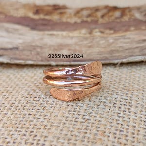 Buy Pure Copper Ring, Copper Band Ring, Hammered copper women ring, solid copper ring, wedding ring, designer solid copper amazing ring,