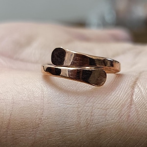 Handmade Solid Copper Adjustable Ring