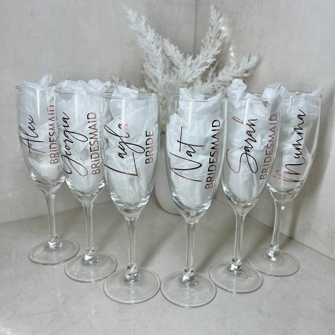 Personalised Champagne Glasses Personalised Wine Glasses Etsy Australia