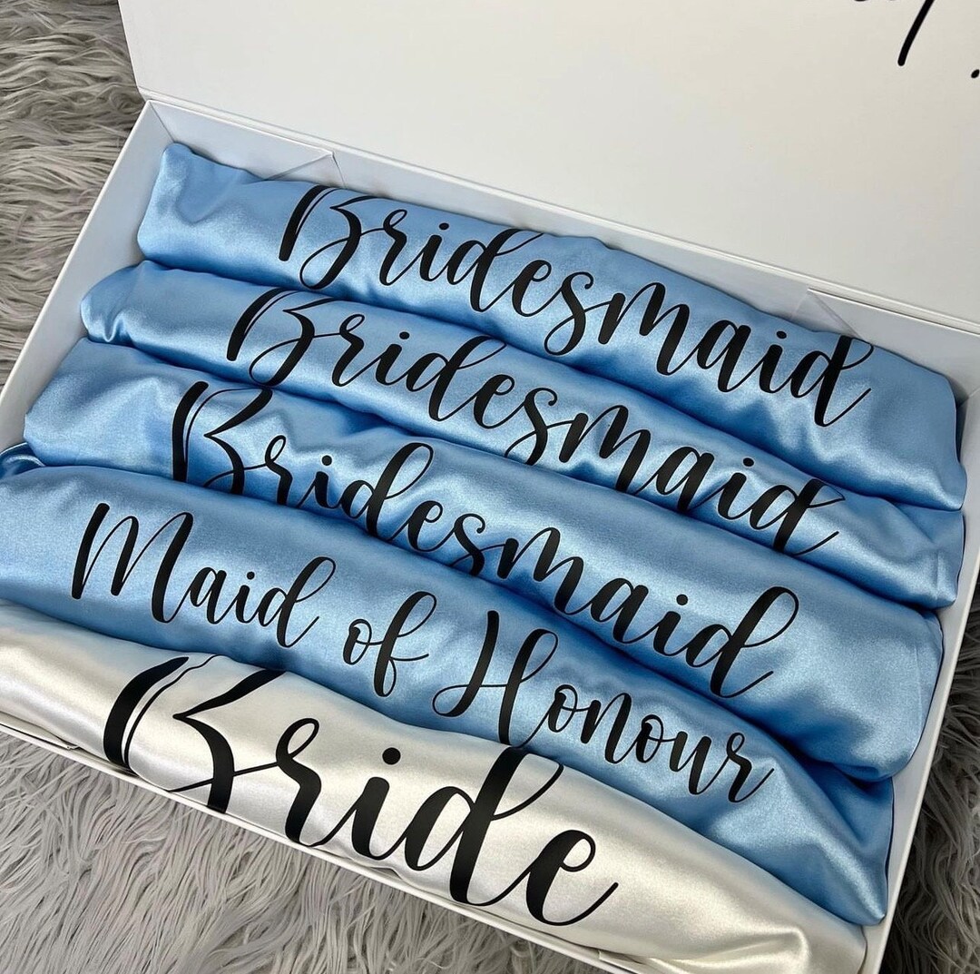 Pyjamas Fancy Text Personalised Pyjamas Bridal Party Pyjamas Silk Pjs Custom Text Satin ...