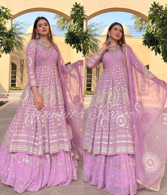 Pink Net Heavy Designer Wedding Gown, Size: Max Up To 48 at Rs 899 in Surat