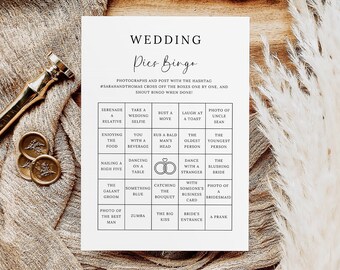 Wedding games for Reception Wedding pics Bingo Wedding reception game wedding game printable INSTANT DOWNLOAD wedding guest games canva fun