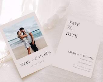 Digital Invite Electronic Save the Date, Minimal Save the Date E-invite Template, Electronic Save The Date Digital, Download Text Message