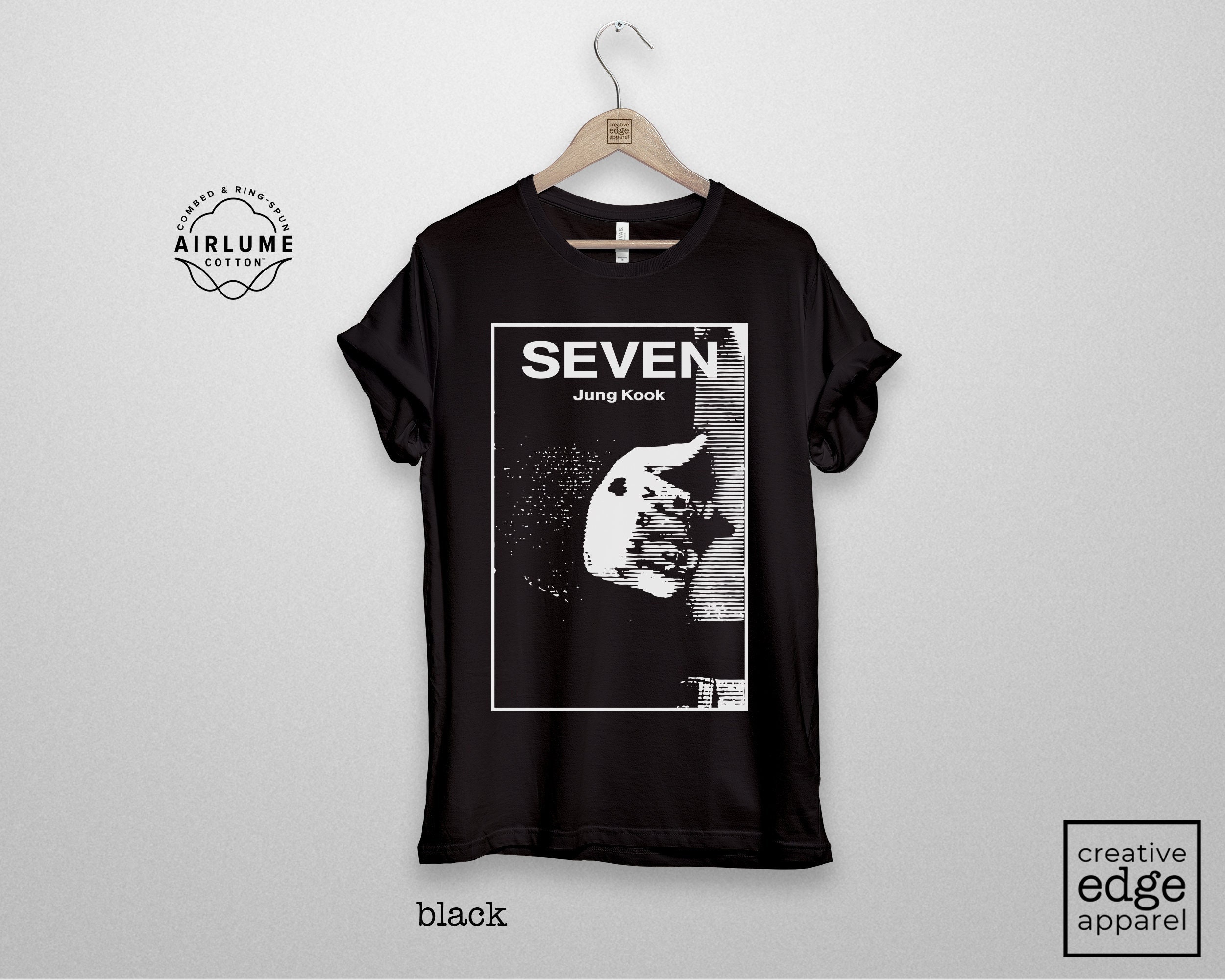 BTS　Jung Kook　SEVEN　SHIRT BTS Seven Jung Kook, Jungkook Shirt, JK Shirt, Seven by