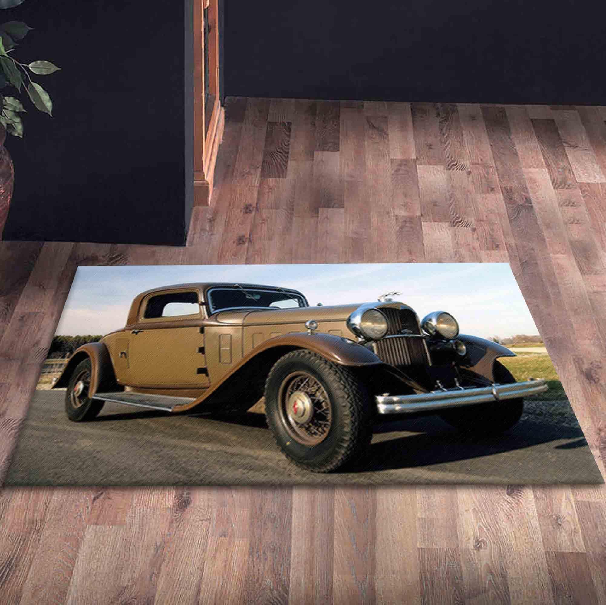 Car Rug Classic Lincoln 1932 Rug, Old Car Rug, Vintage Car Rug, Car Rugs, Wall Hanging ...