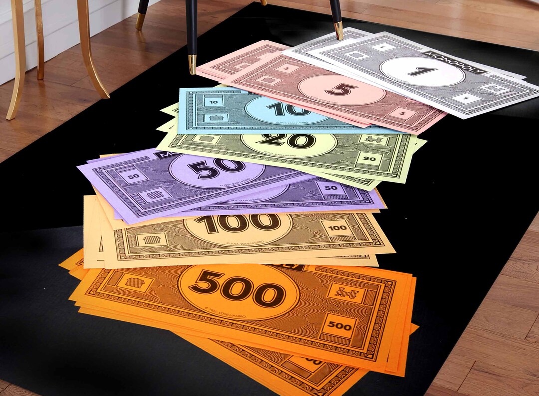 Monopoly Design Rug Pattern Rug, Step Rug, Entry Rug, Housewarming Gift, Monopoly Rugs ...